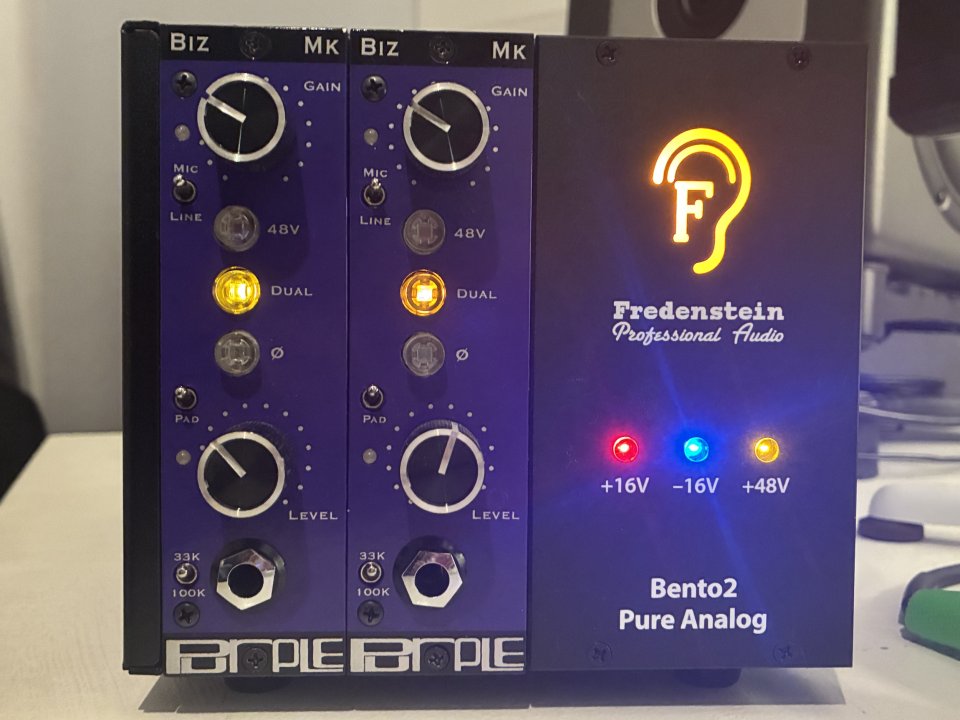 x2 Preamplificadores Purple Audio Biz MK + Bento2 de segunda mano · Foto 1 de 7 · Madrid · 1480 €