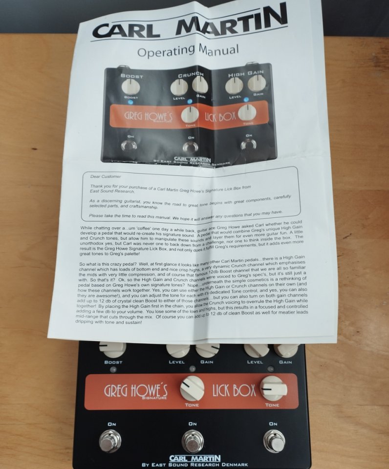 Carl Martin Lick Box