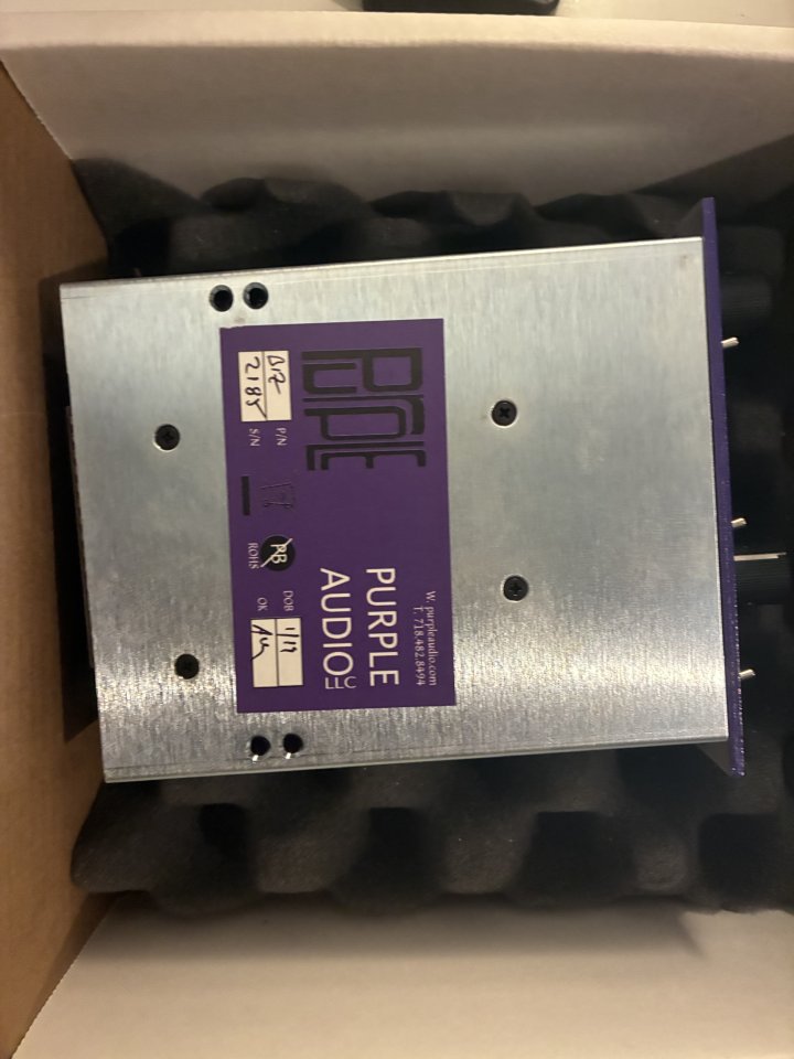 x2 Preamplificadores Purple Audio Biz MK + Bento2 de segunda mano · Foto 3 de 7 · Madrid · 1480 €