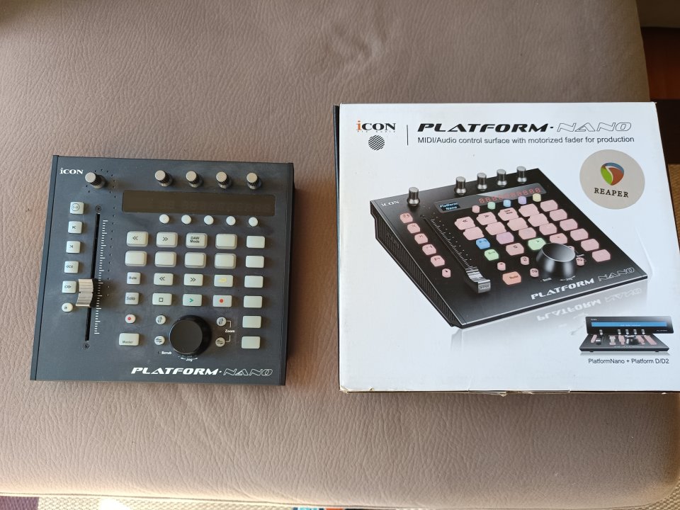 Vendo icon platform nano daw controller