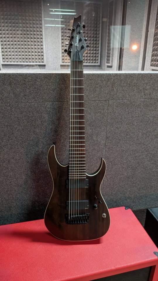 Ibanez RGIR28BFE Iron Label 8 cuerdas – EMG 808 – 27 pulgadas de segunda mano · Foto 1 de 5 · Ciudad Real · 575 €