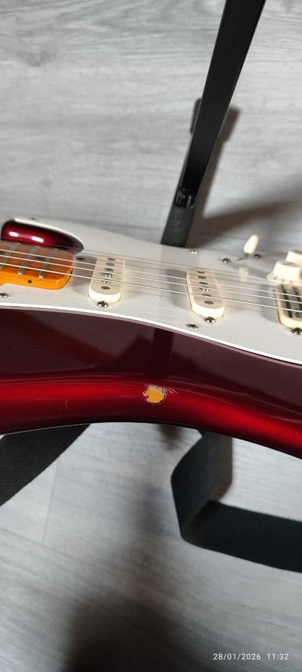 Fender Stratocaster american vintage hot rod 57 - Candy Apple Red