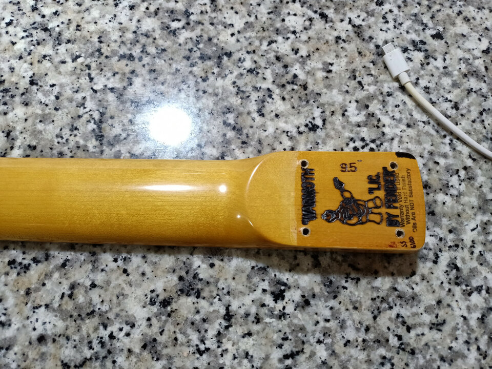 Mástil Warmoth escalopado