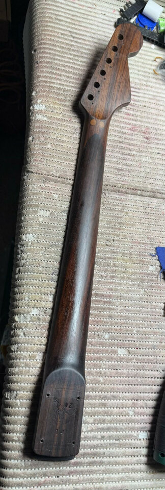 Mastil de palorrosa y ebano Warmoth