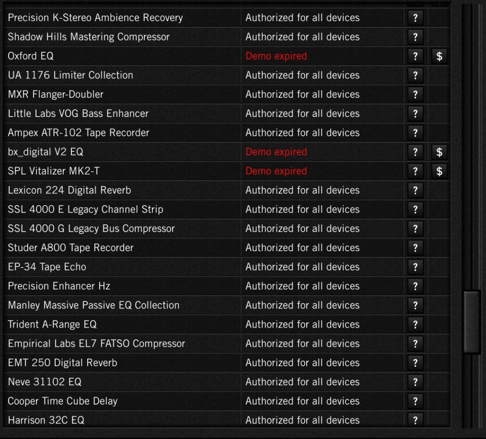 UAD OCTO (con plugins)