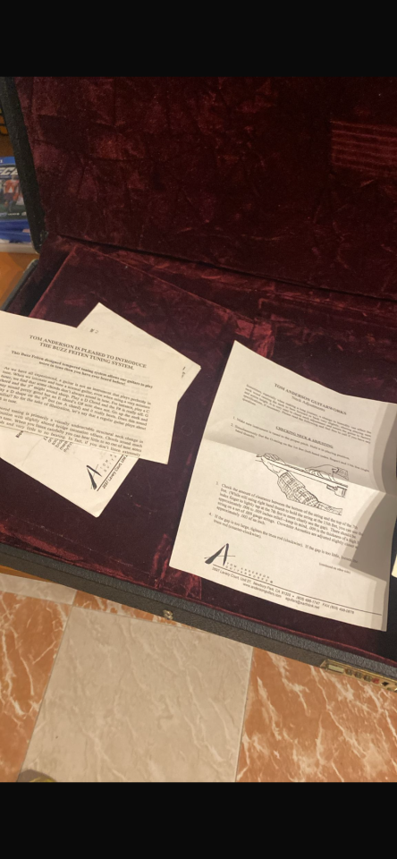 Guitarra tom anderson drop top classic hollow