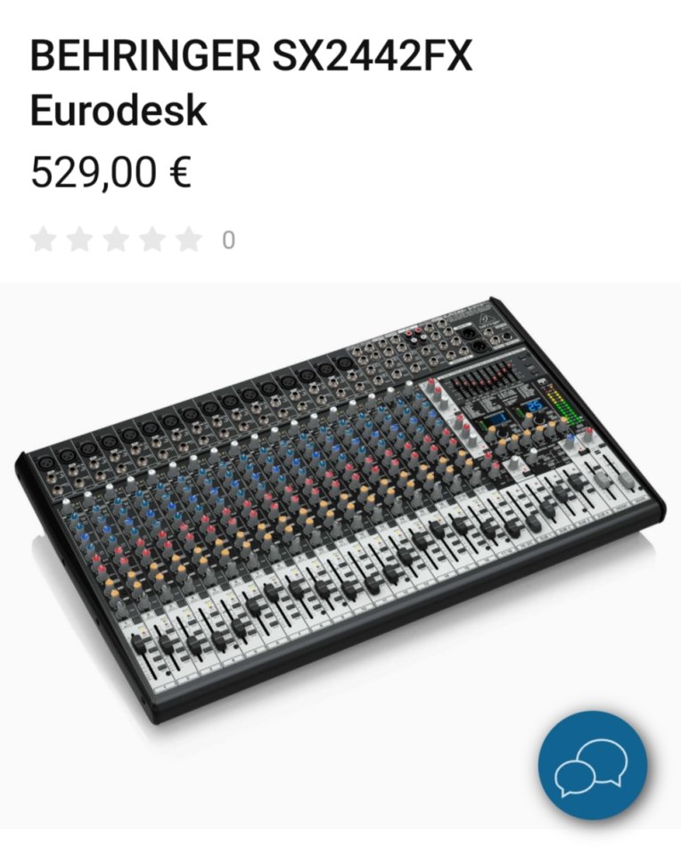 Behringer SX2442FX + flight case de segunda mano · Foto 1 de 7 · Sevilla · 200 €