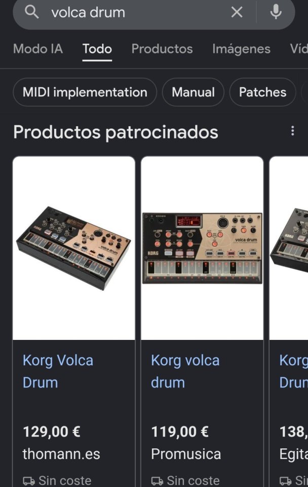 Korg Volca Drum de segunda mano · Foto 2 de 2 · Zaragoza
