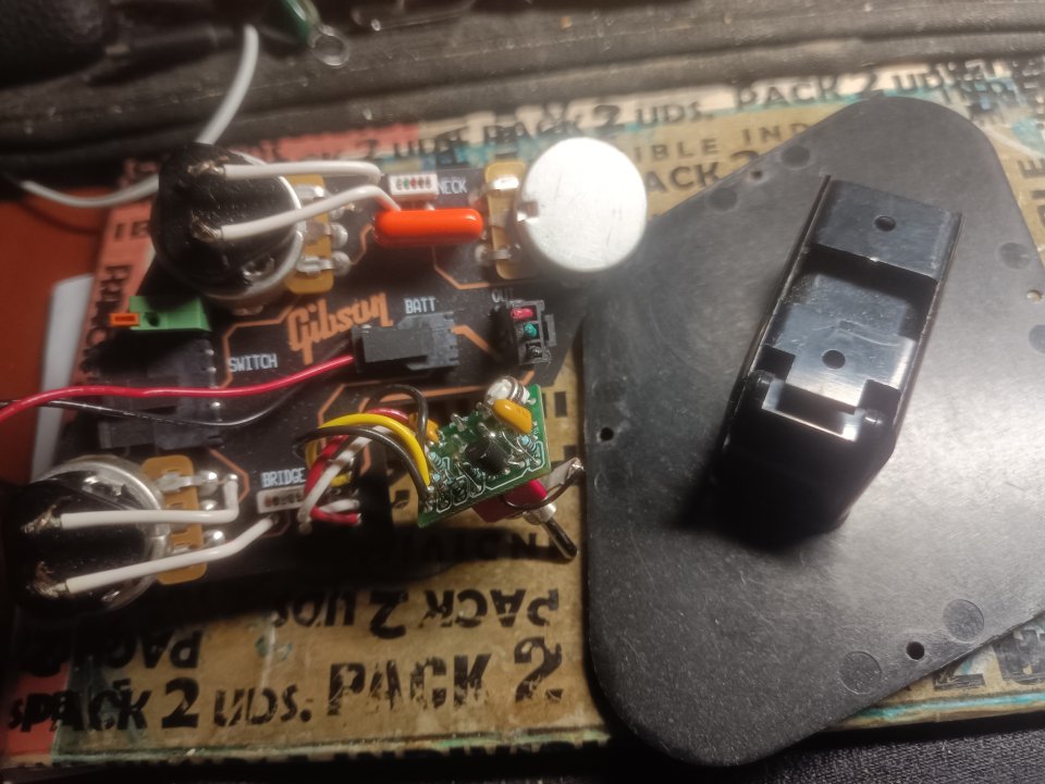 Placa Gibson con Booster y push-pull de segunda mano · Foto 1 de 5 · Madrid · 100 €