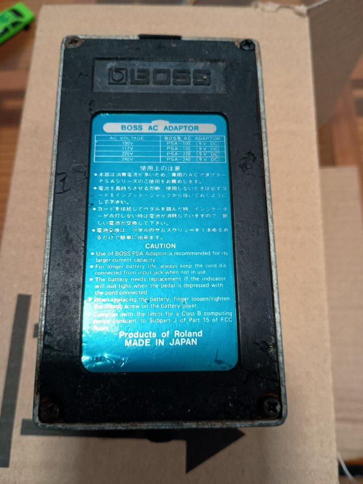 Pedal Boss dd3 Made in Japan