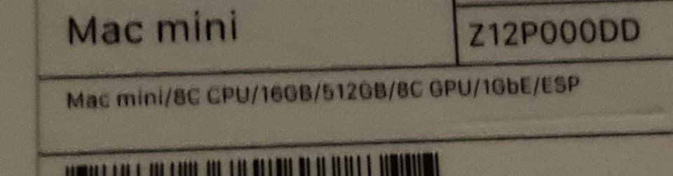 Mac Mini M1 16GB 512SSD