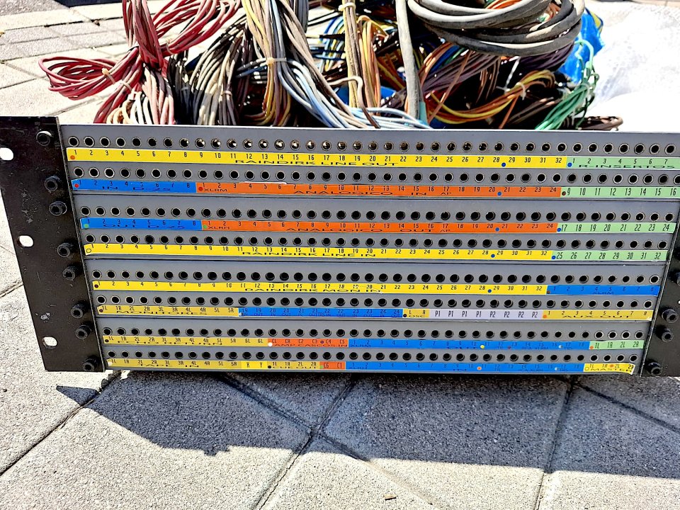 Patch Pannel Profesional (Bantam) 80x4 mas cableado