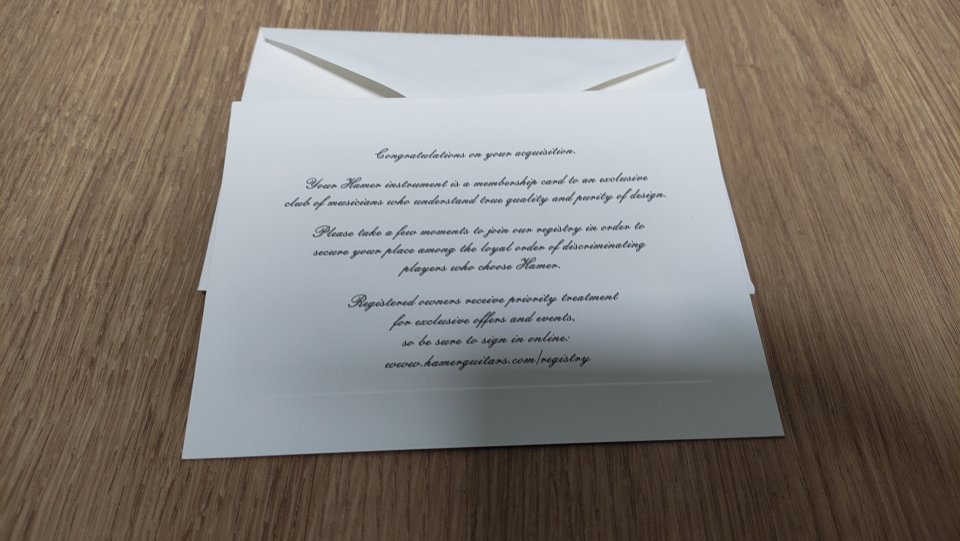 Hamer Studio Mahogany Jazzburst