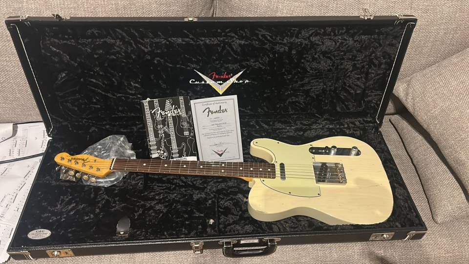 Fender Telecaster CS 1963 Relic 2006 White Blonde