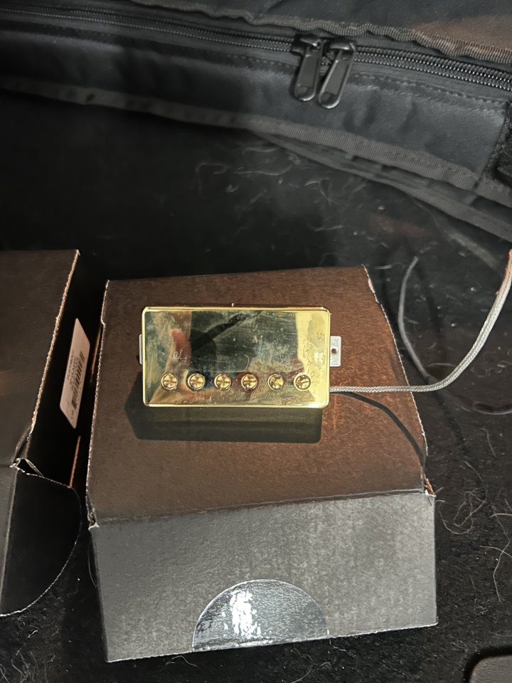 Pareja de Gibson Burstbucker Gold 2 y 3