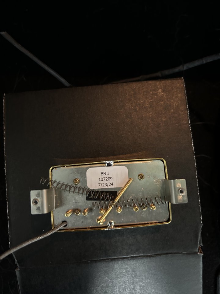 Pareja de Gibson Burstbucker Gold 2 y 3