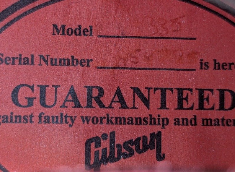 Gibson ES-335 Dot Cherry Reissue de segunda mano · Foto 2 de 10 · Castellón · 2800 €