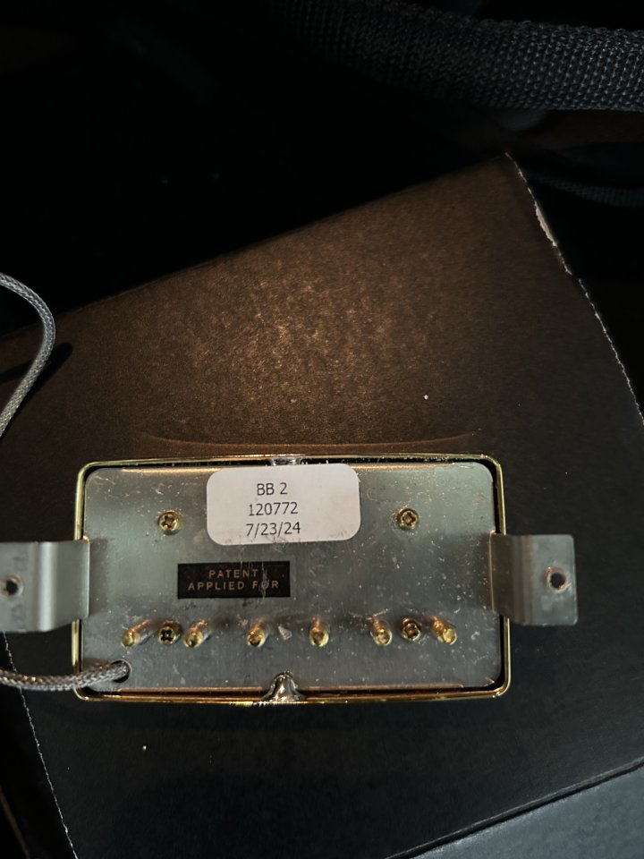 Pareja de Gibson Burstbucker Gold 2 y 3