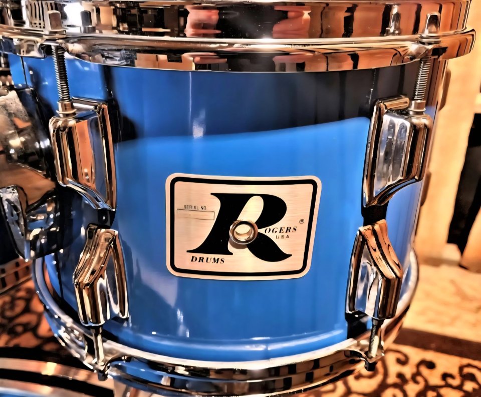 Tom 12" Rogers USA Londoner +Remo USA + Aros Rogers USA 04/2026‼️Envío OK