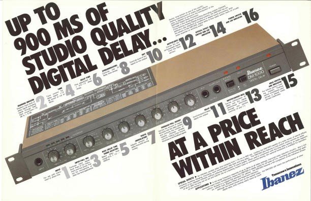 Ibanez DM1000. Delay digital vintage 1982 de segunda mano · Foto 10 de 10 · Tarragona · 160 €