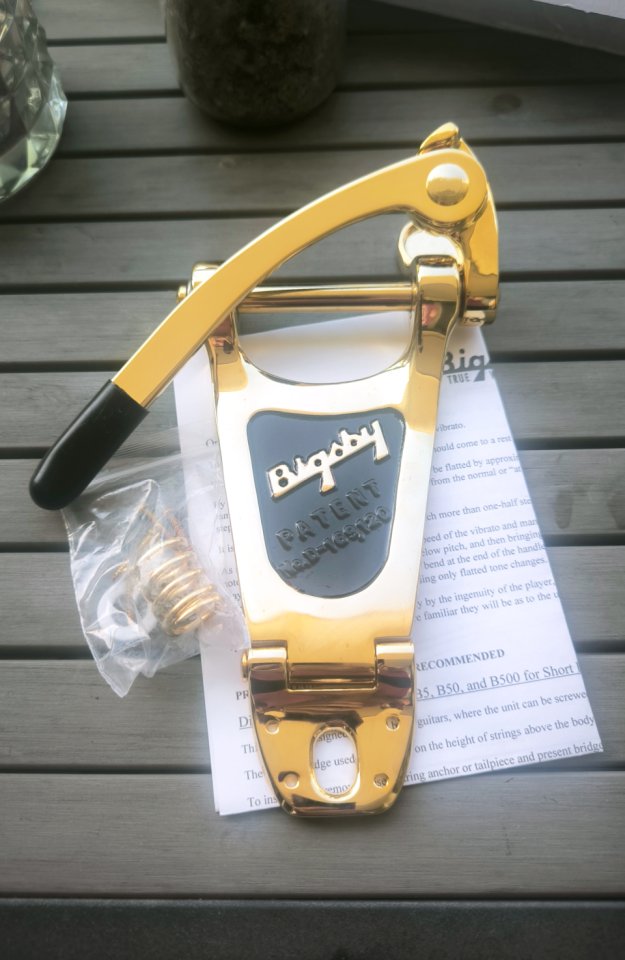 Bigsby B3 Gold Como nuevo ¡Envío incluido! PVP 260€ de segunda mano · Foto 1 de 3 · Murcia · 150 €