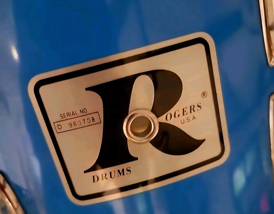 Tom 12" Rogers USA Londoner +Remo USA + Aros Rogers USA 04/2026‼️Envío OK
