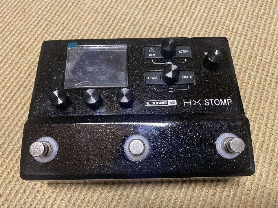 Line6 HX Stomp + controladora midi TRIPLE I/O 2