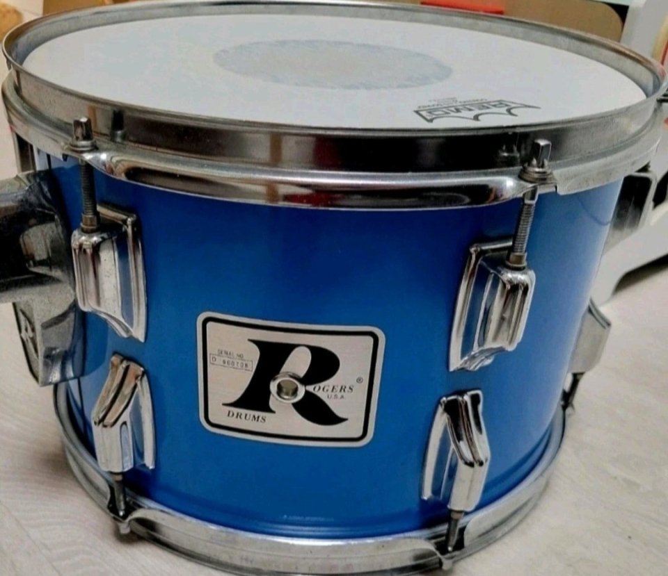 Tom 12" Rogers USA Londoner +Remo USA + Aros Rogers USA 04/2026‼️Envío OK