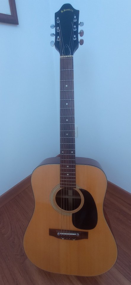 Guitarra acústica Kiso Suzuki Japón años 70 de segunda mano · Foto 2 de 10 · Cuenca · 350 €