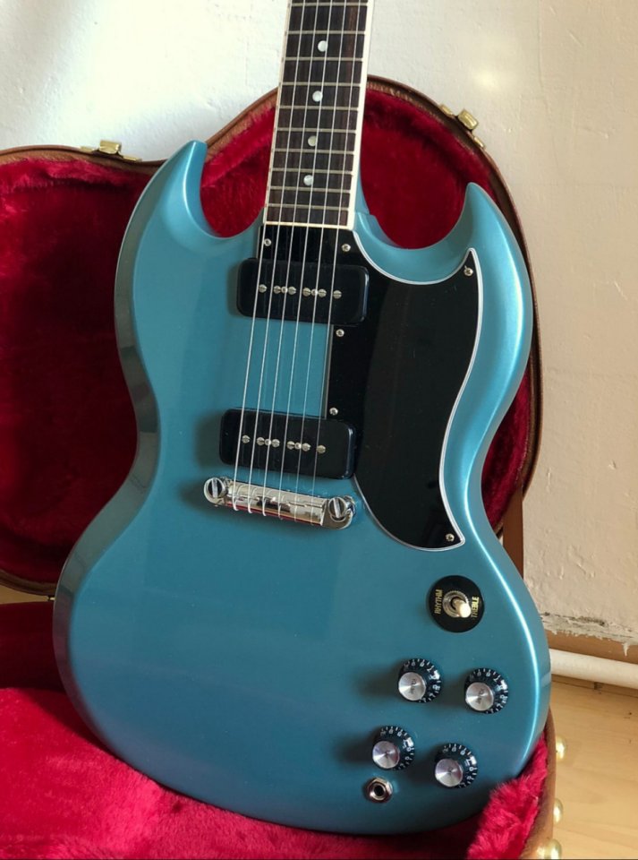 Gibson Sg special Pelham Blue
