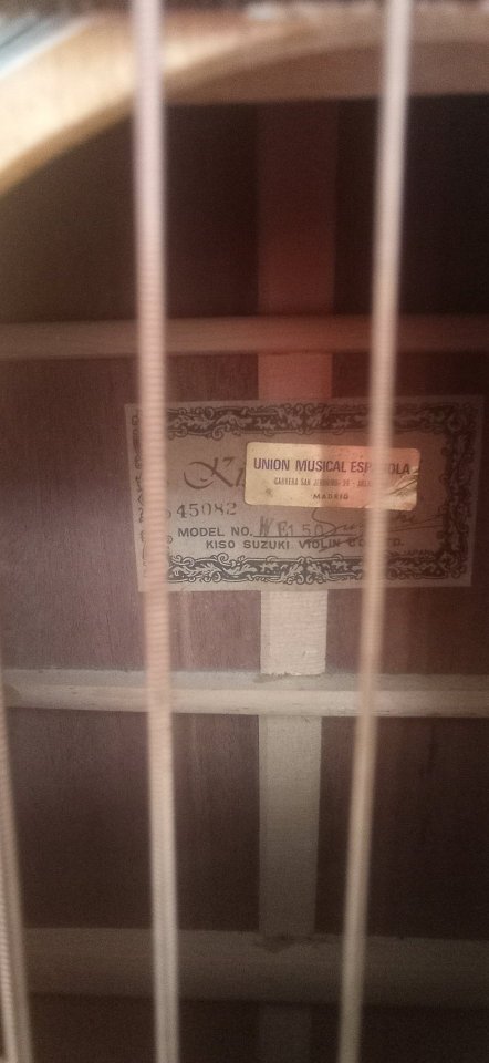 Guitarra acústica Kiso Suzuki Japón años 70 de segunda mano · Foto 10 de 10 · Cuenca · 350 €