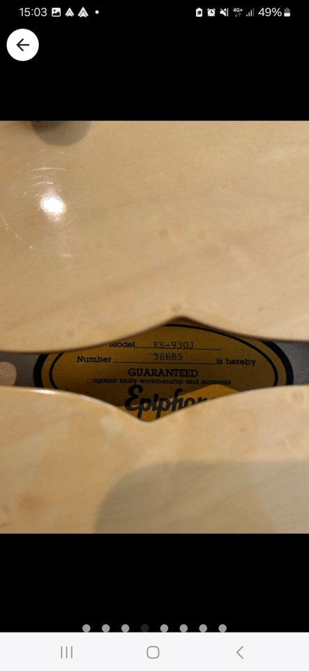 Epiphone es-930j (Sorrento) Japan