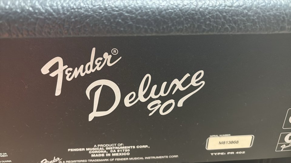 Amplificador de Guitarra electrica Fender Deluxe 90