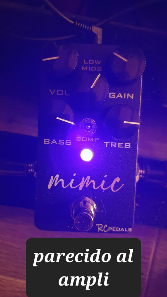 MIMIC  overdrive analógico que emula varios sonidos (por encargo)