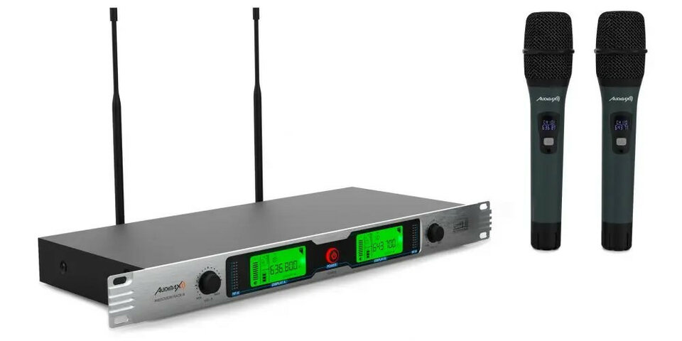 Dos microfonos inalambricos