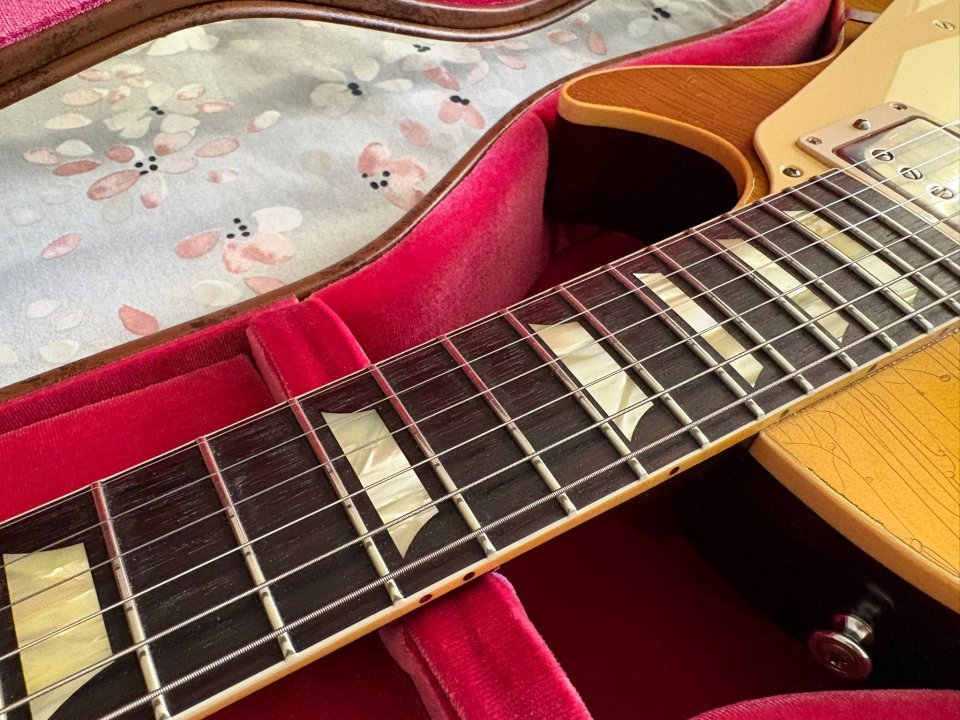 Gibson Les Paul 57 (R7) Goldtop Dark Back Murphy Lab (Light Aged) 3,9Kg!