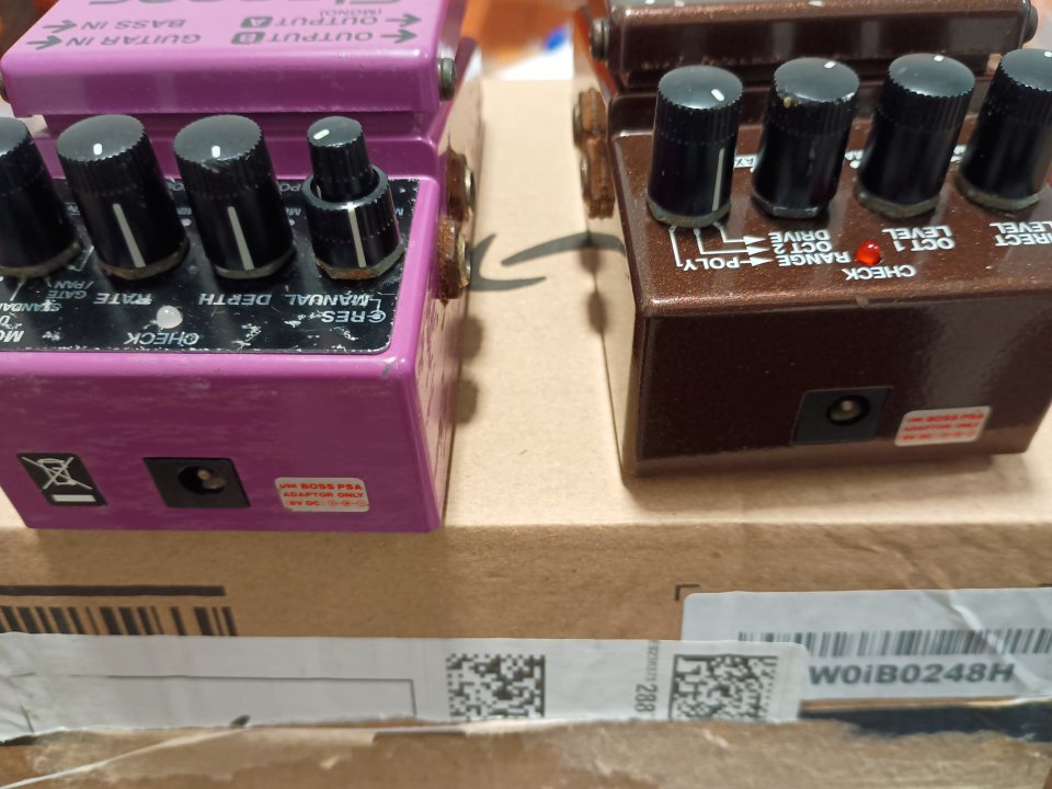 2 pedales Boss oc-3 Bf-3 no encienden