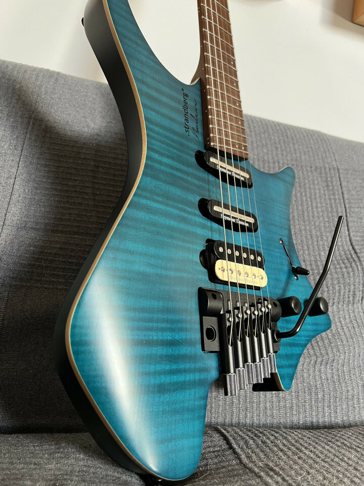 Strandberg Boden Standard 6 Tremolo Maple Flame Blue