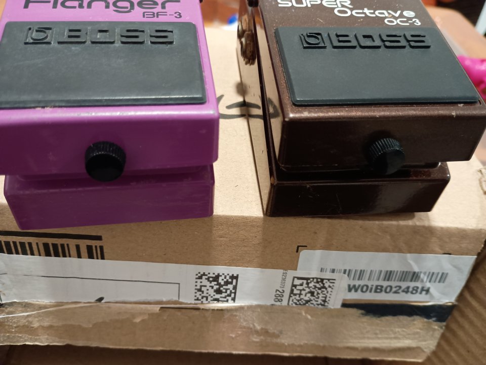 2 pedales Boss oc-3 Bf-3 no encienden