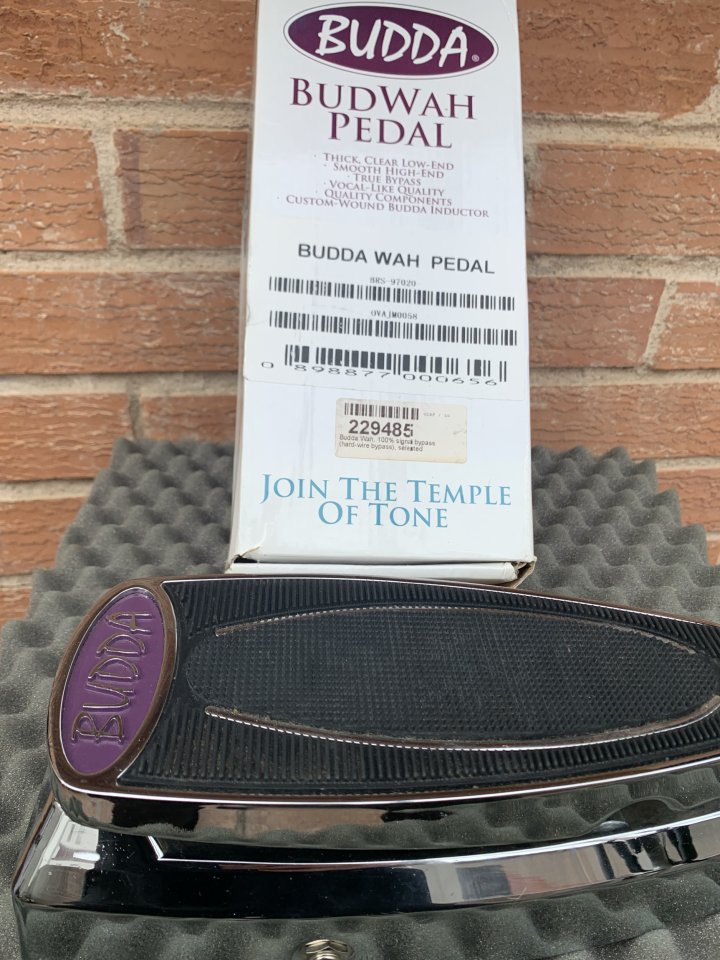 Pedal Budda Budwah Wah como nuevo