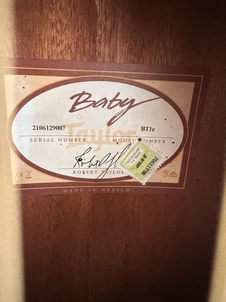 Guitarra Baby Taylor BT1e