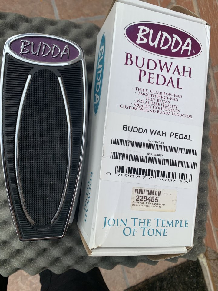 Pedal Budda Budwah Wah como nuevo