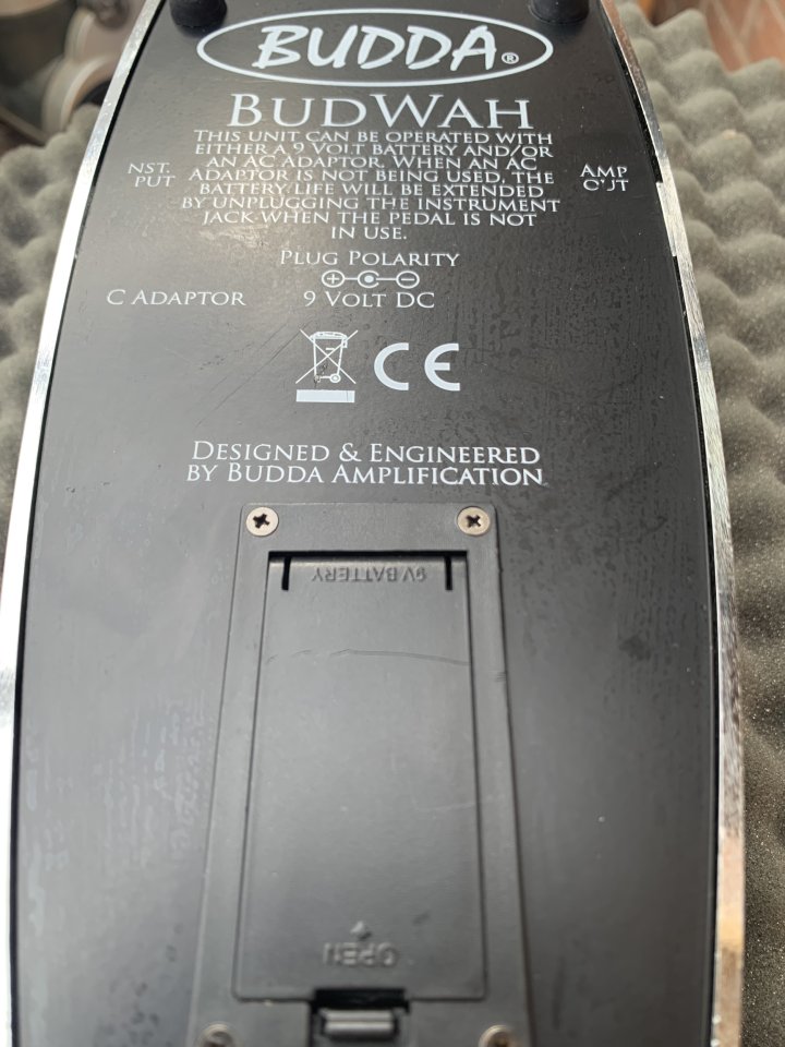 Pedal Budda Budwah Wah como nuevo