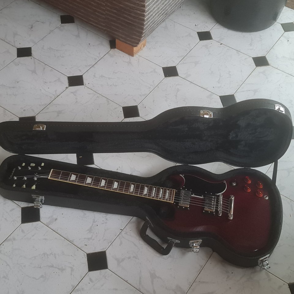 Edwards E-SG-90LT2/CH Lacquer Taste – 2008 – Cherry – Tonerider Alnico IV + Hard Case de segunda mano · Foto 2 de 10 · Barcelona