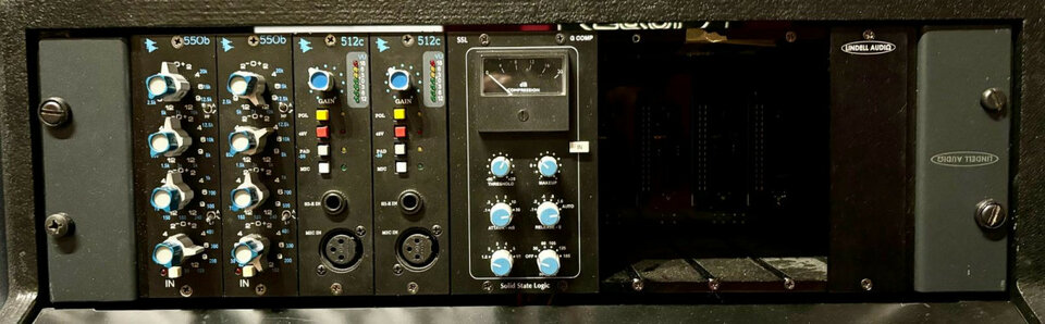 (2) API 512 + (2) API 550b + SSL G COMP + Rack 500