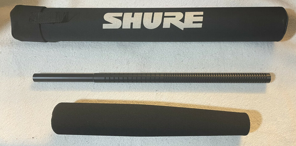 Micrófono de cañón largo Shure SM 89 (75€)