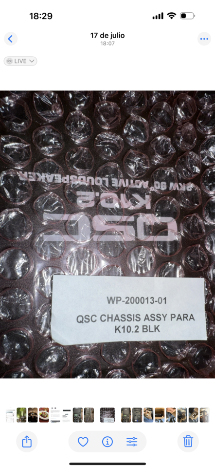 QSC 10.2 módulo amplificación repuesto nuevo