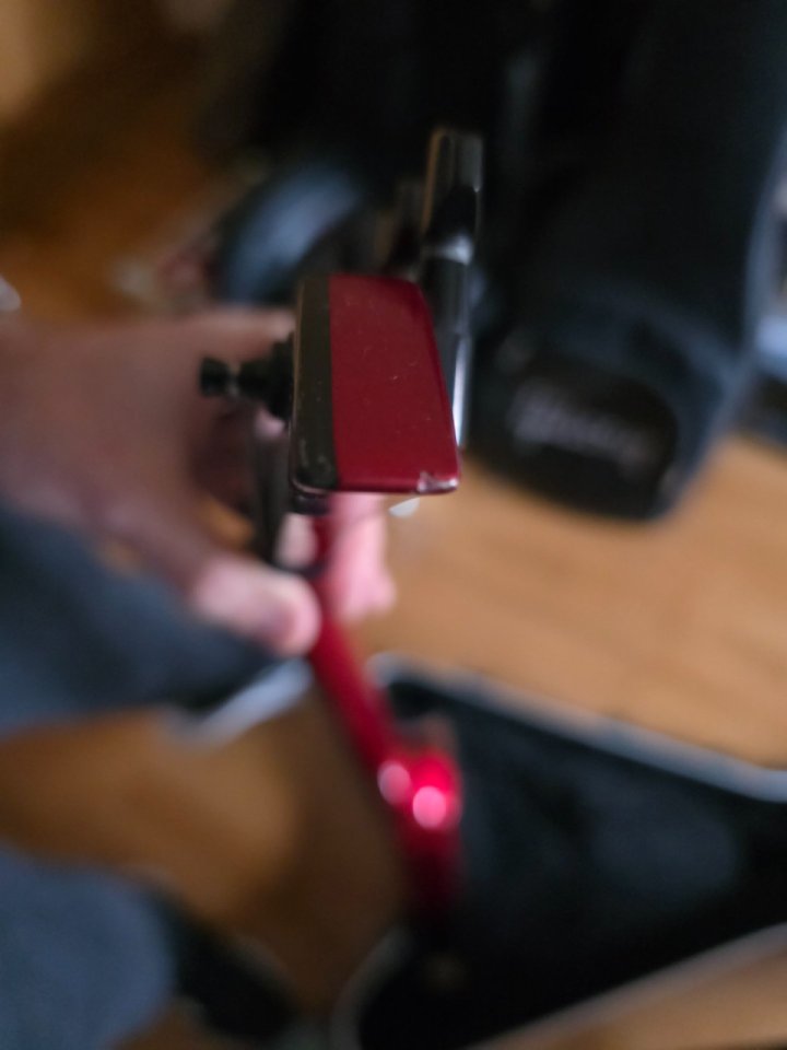 Jackson pro demmelition king v red tide fade