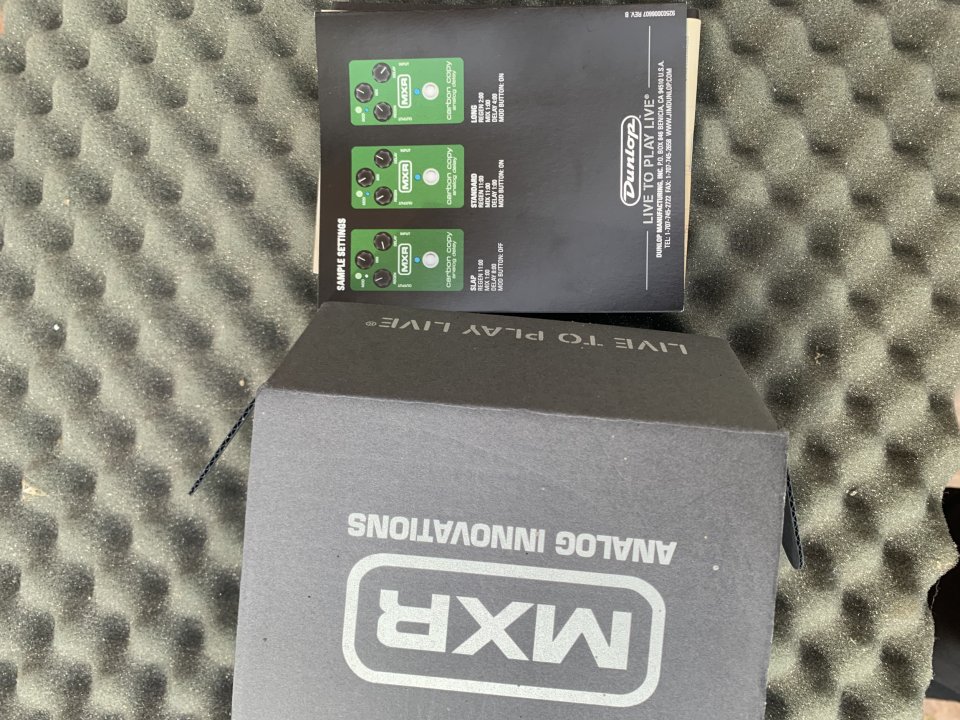 Pedal delay MXR CARBON COPY