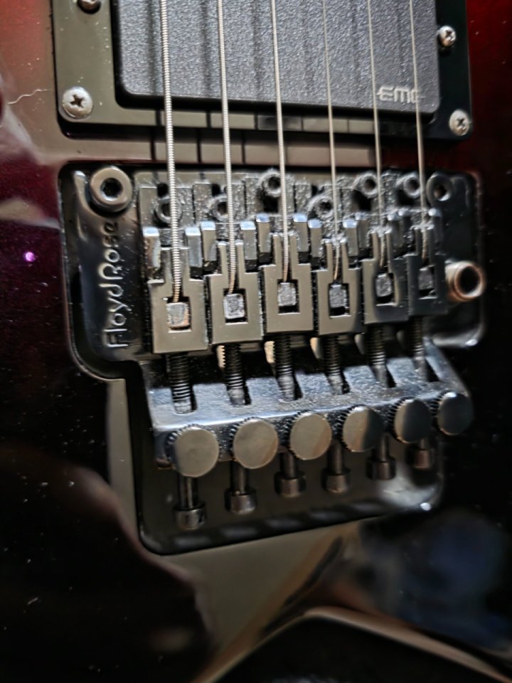 Jackson pro demmelition king v red tide fade